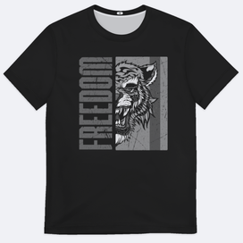 T-shirt design series "FREEDOM"