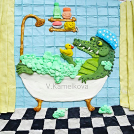 Крокодил в ванной