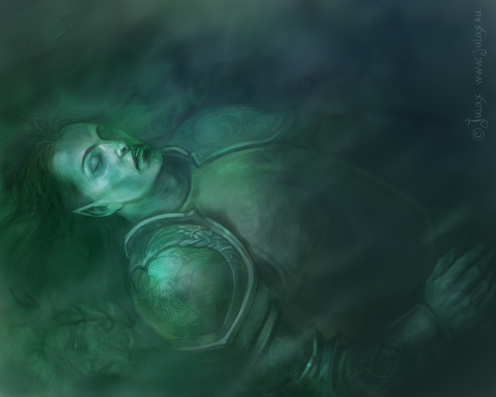 Властелин колец: лица на болоте