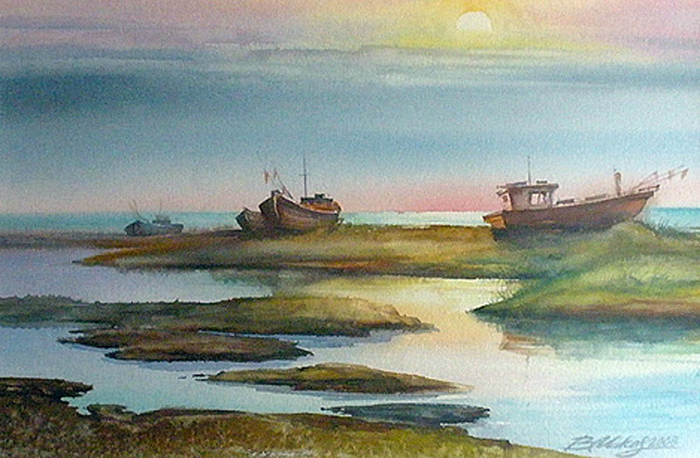 Крастмала.Рижский залив.