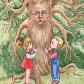 "Природа", иллюстрация для проекта "Опора для души"