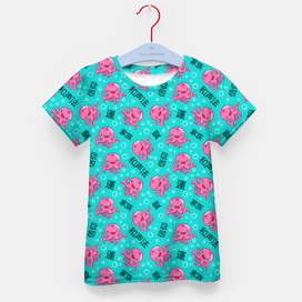 Паттерн с милыми осьминожками