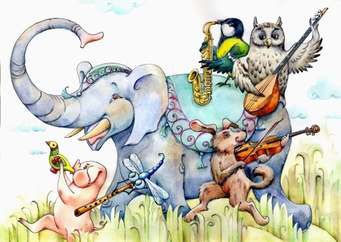 Азбука музыкальных инструментов. Буква С.