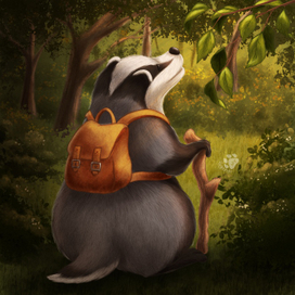 Барсук лесничий