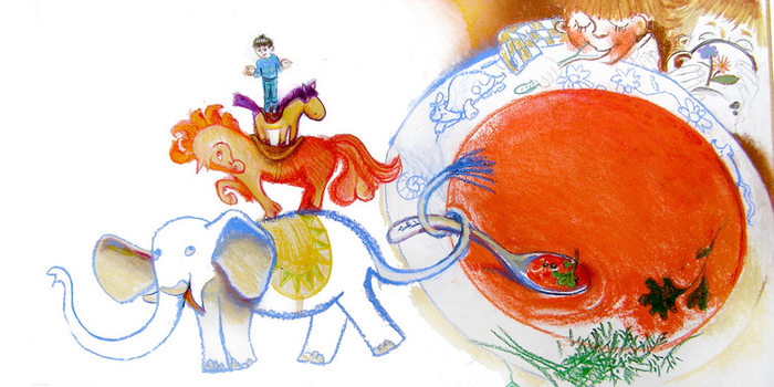 Стишки на разворот детского журнала