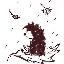 Грустный ежик