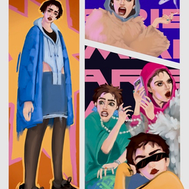 В стиле комикса