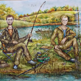 Выходной у реки.