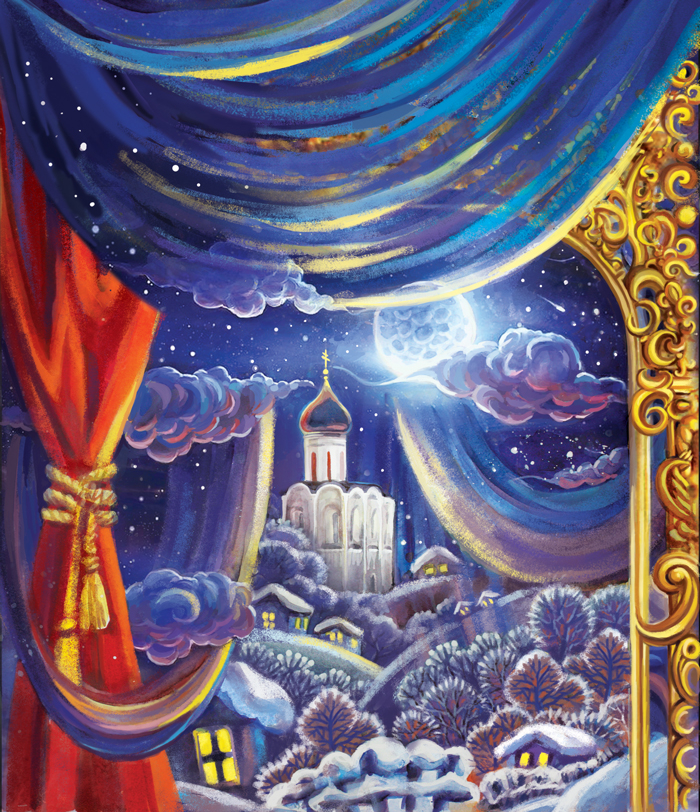 эскиз задника.