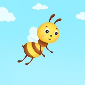 Пчёлка - цветок