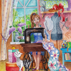 Про  нас, рукодельниц... портниха