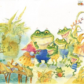 Лягух, родня