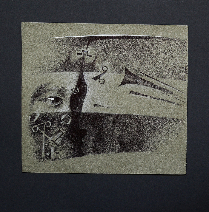 Серия графических листов по мотивам прозы Милорада Павича