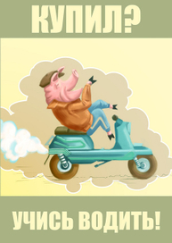 учись водить!