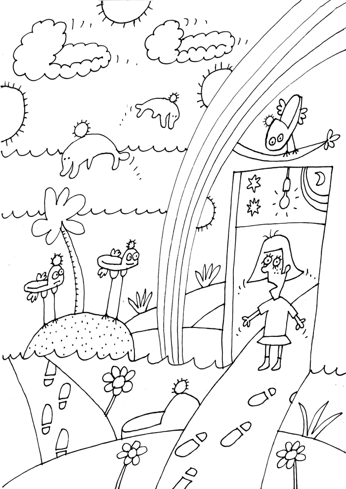 Страничка-раскрашка