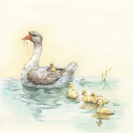 Пятеро гусят...)