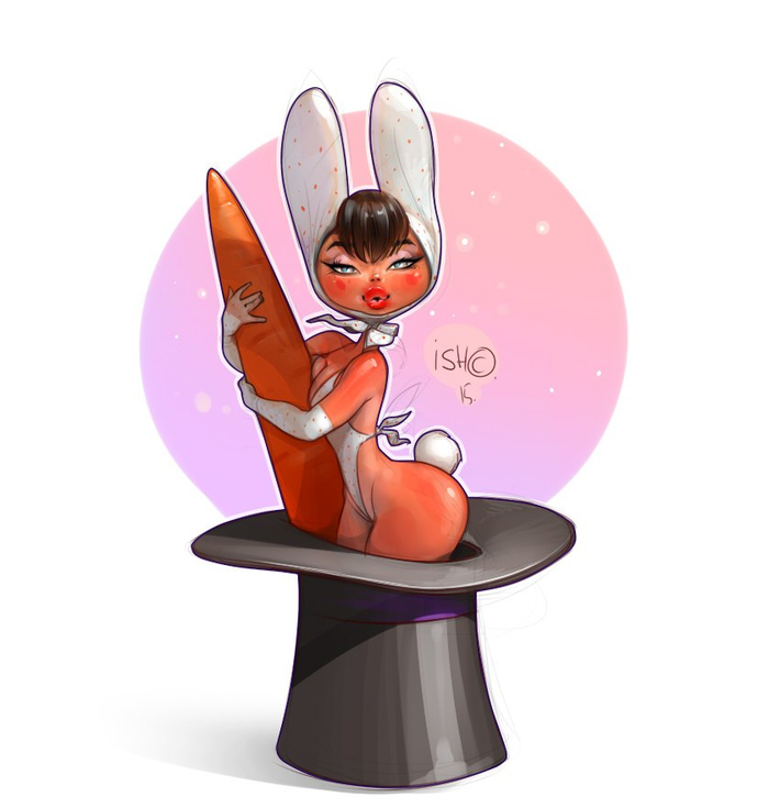 Кролик в шляпе