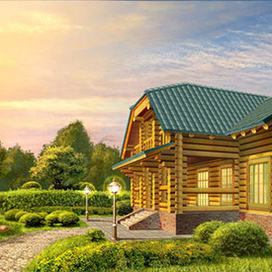 Дом из бревен 1