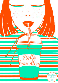 Серия постеров "Hello, traveller"