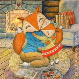 Зимний вечер.