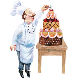 кондитер и вишенка