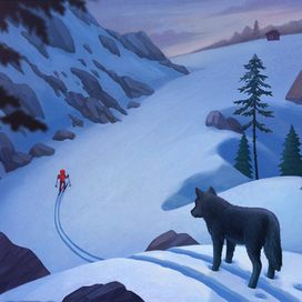 Красная курточка