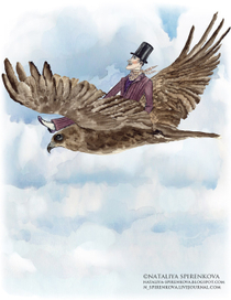 Иллюстрация к книге Святослава Савченко "Приключения графа Быкова".