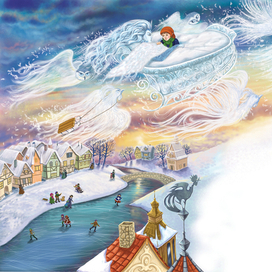 летят....куры ( Снежная королева)