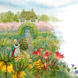 Герда и цветы