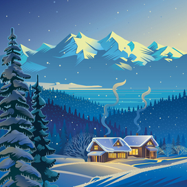 Зимний пейзаж