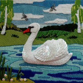 Лебедь белая