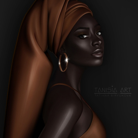 Портрет негритянки