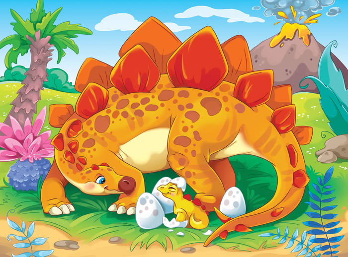 динозавры (пазл)
