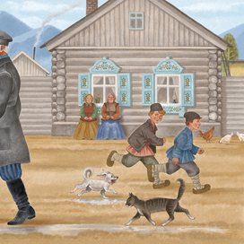 П. Бажов. Серебряное копытце, иллюстрация