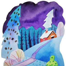 зимний пейзаж