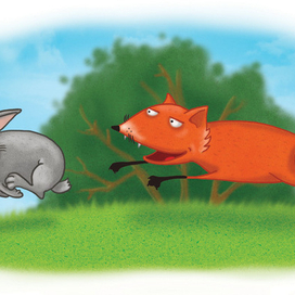 аяц, Лис и Обидчивый Куст 02