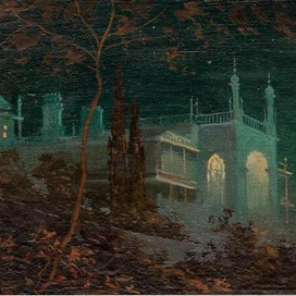 Воронцовский дворец в Алупке ночью