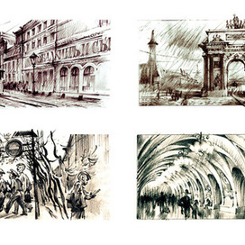 Илл. к кн. В.Зверева "Природа и культура Москвы и окрестностей". Изд. "Московедение"