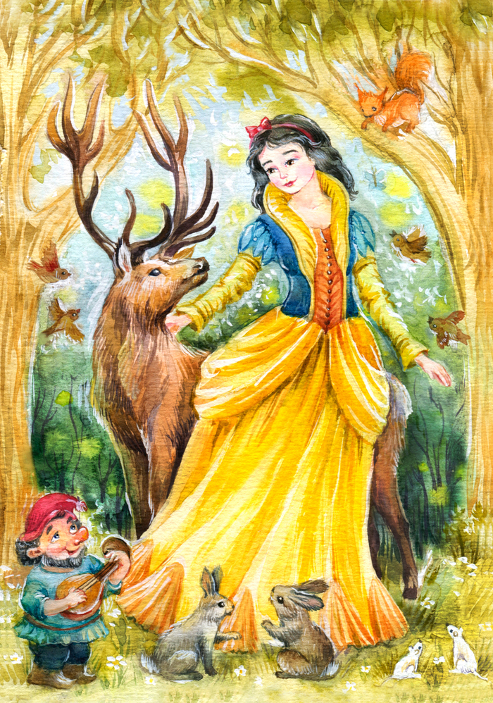 Иллюстрация для серии открыток