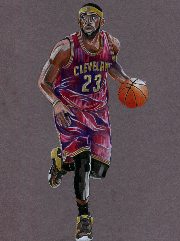 Баскетболист (Д. Леброн)