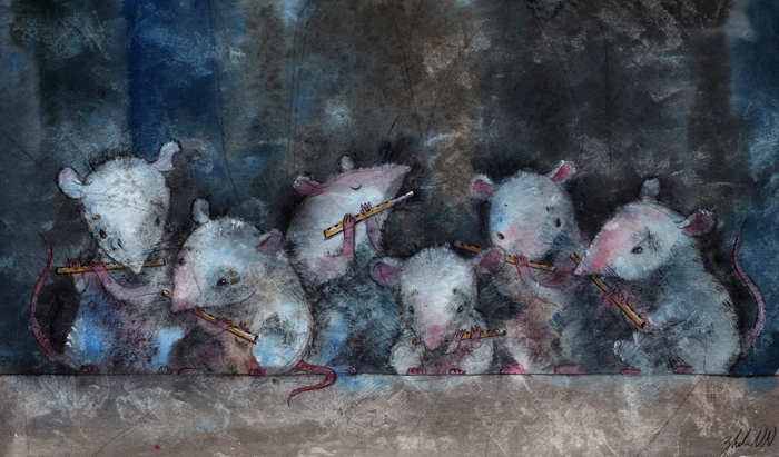 Шесть печальных мышек