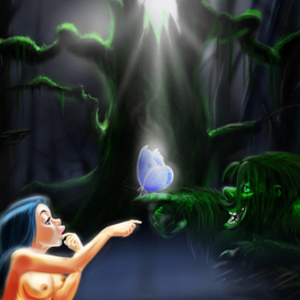 Леший и русалка