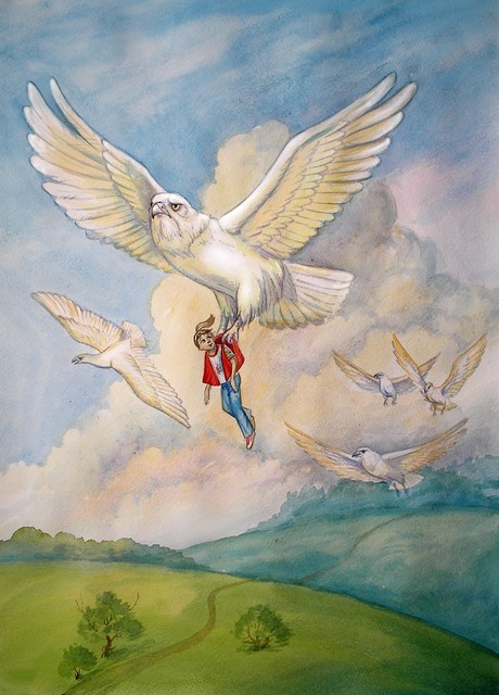 полет на белых птицах