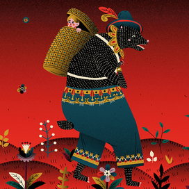 Пословица Голова с лукошко, а мозгу ни крошки