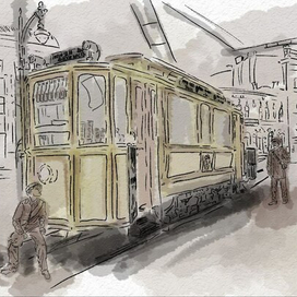 Выборг, городской скетч 