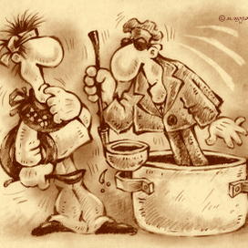 Иллюстрация к Канатчиковой даче В.Высоцкого