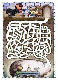 Лабиринт "Мышка с сыром"