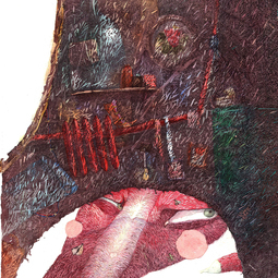 Иллюстрация к белорусской народной сказке «Баран бок абадран»