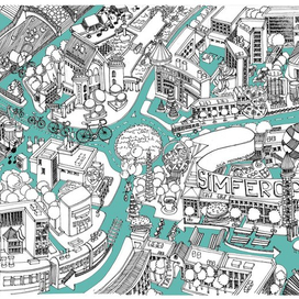 Карта Симферополя