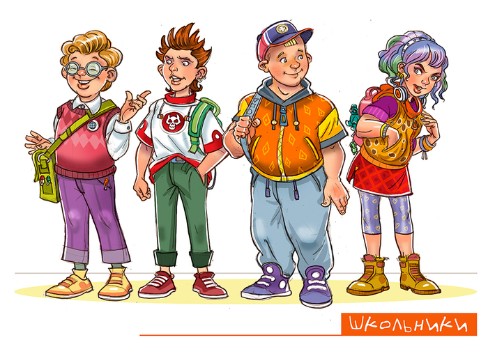 Концепт , персонажи